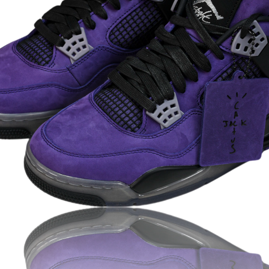 Travis Scott x AJ4 Retro Purple 'Friends and Family'