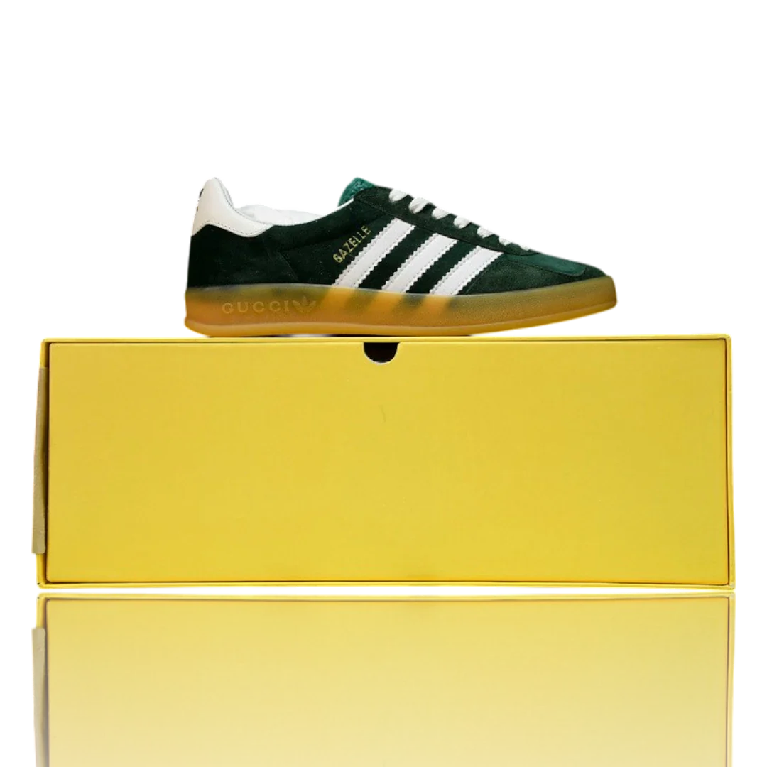 Guссi x Gazelle 'Green Suede'