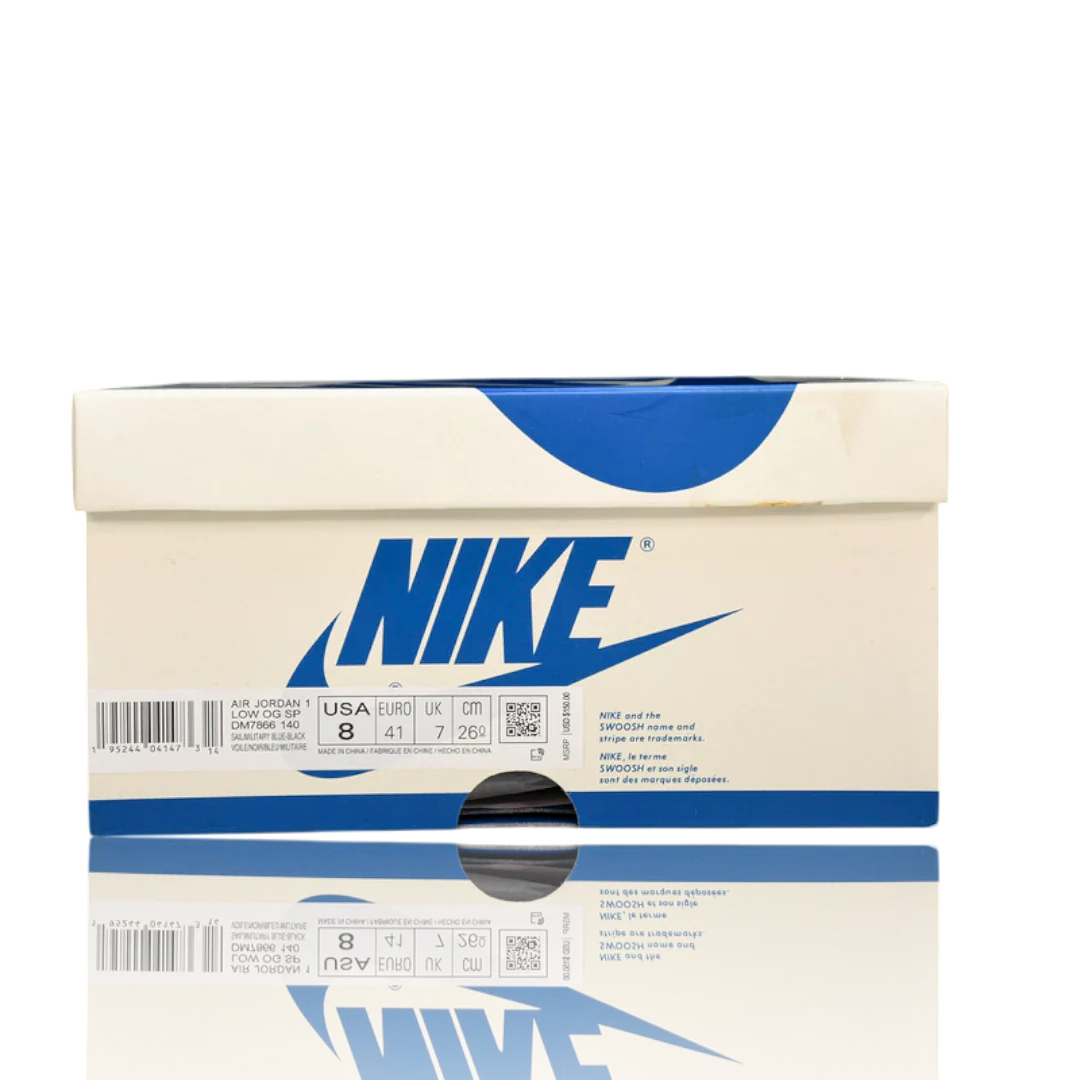 Travis Scott x AJ1 Low OG Fragment ‘Military Blue’