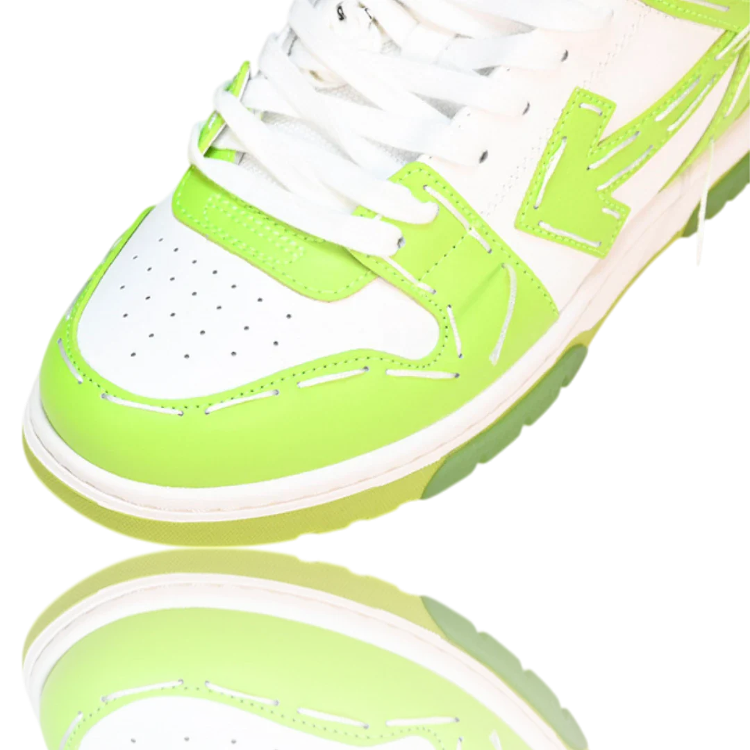 Off-White Out Of Office Low Top - Sartorial Stitch 'Green White'