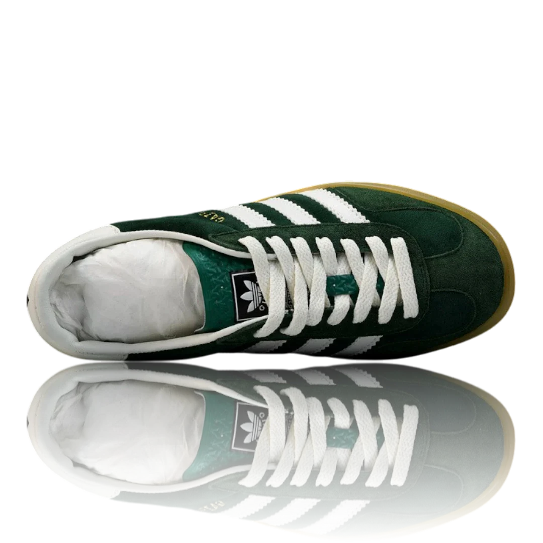 Guссi x Gazelle 'Green Suede'