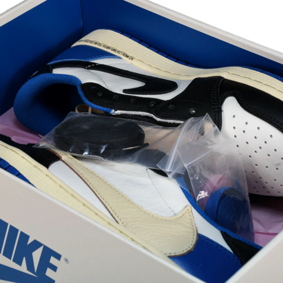 Travis Scott x AJ1 Low OG Fragment ‘Military Blue’