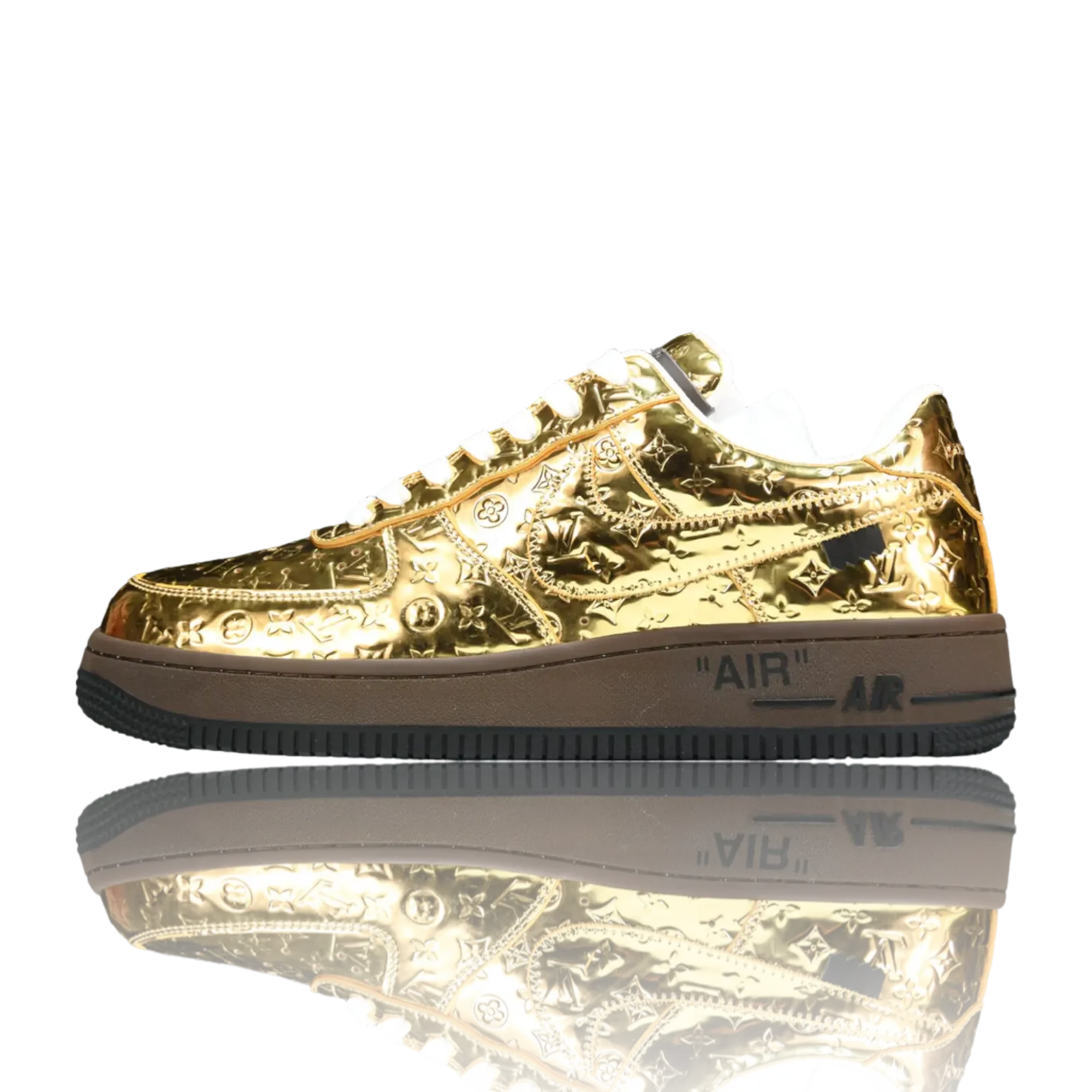 Louis Vuittоп x AF1 By Virgil Abloh 'Metallic Gold'