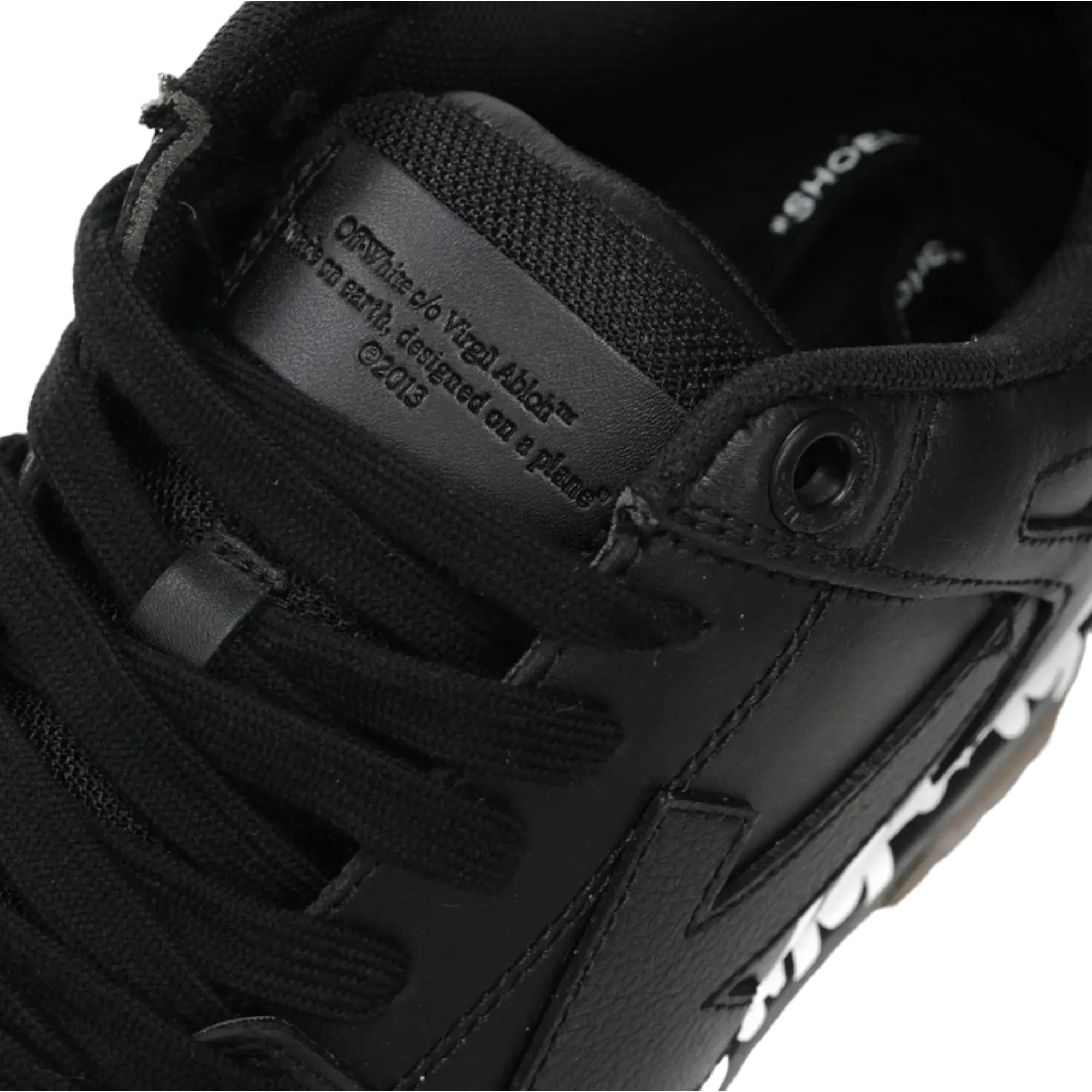 Off-White Out Of Office Low Top 'For Walking' Black White