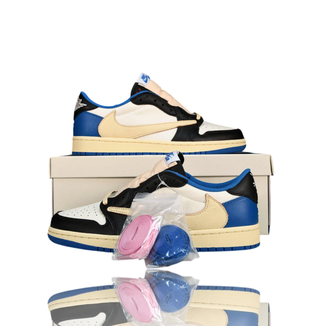 Travis Scott x AJ1 Low OG Fragment ‘Military Blue’