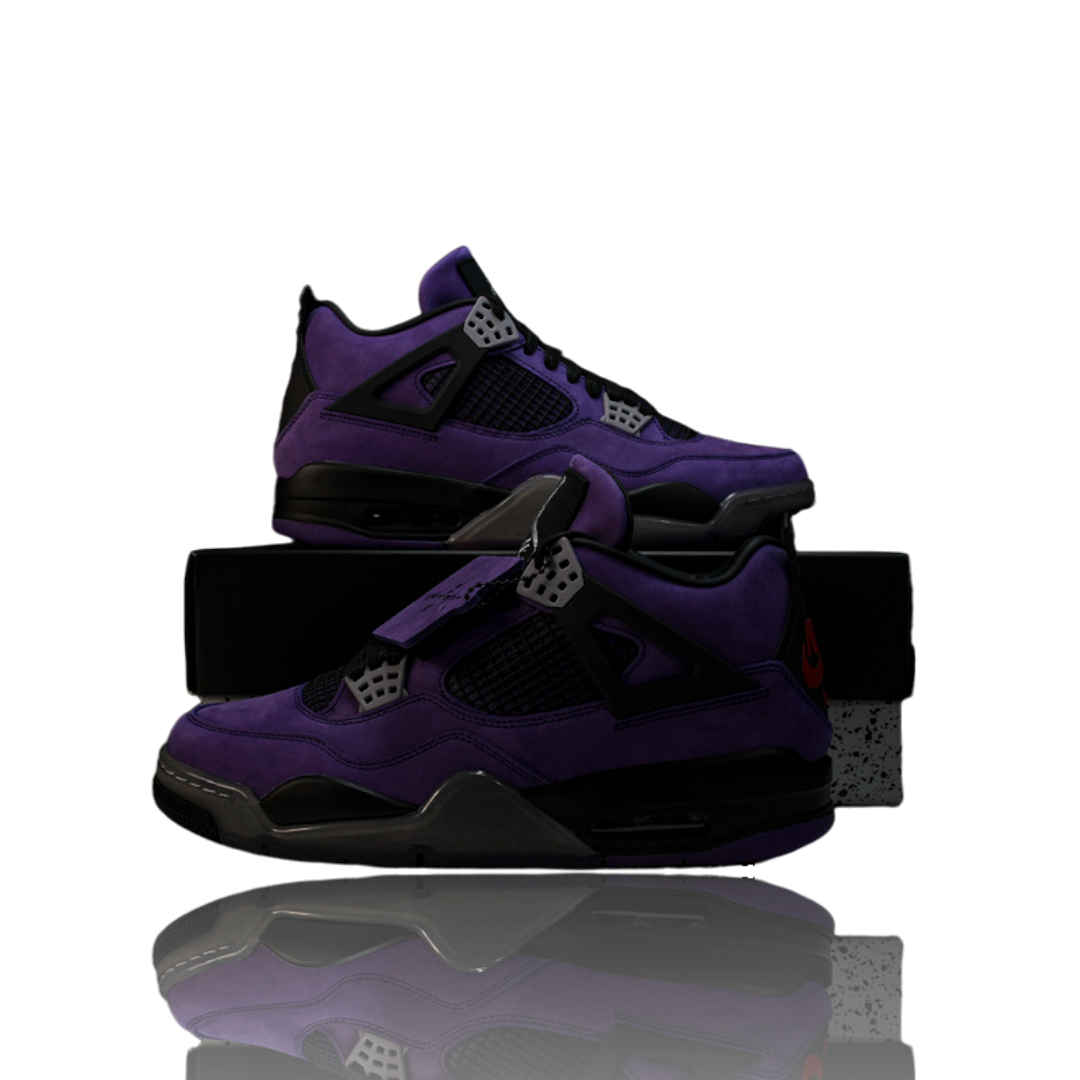 Travis Scott x AJ4 Retro Purple 'Friends and Family'