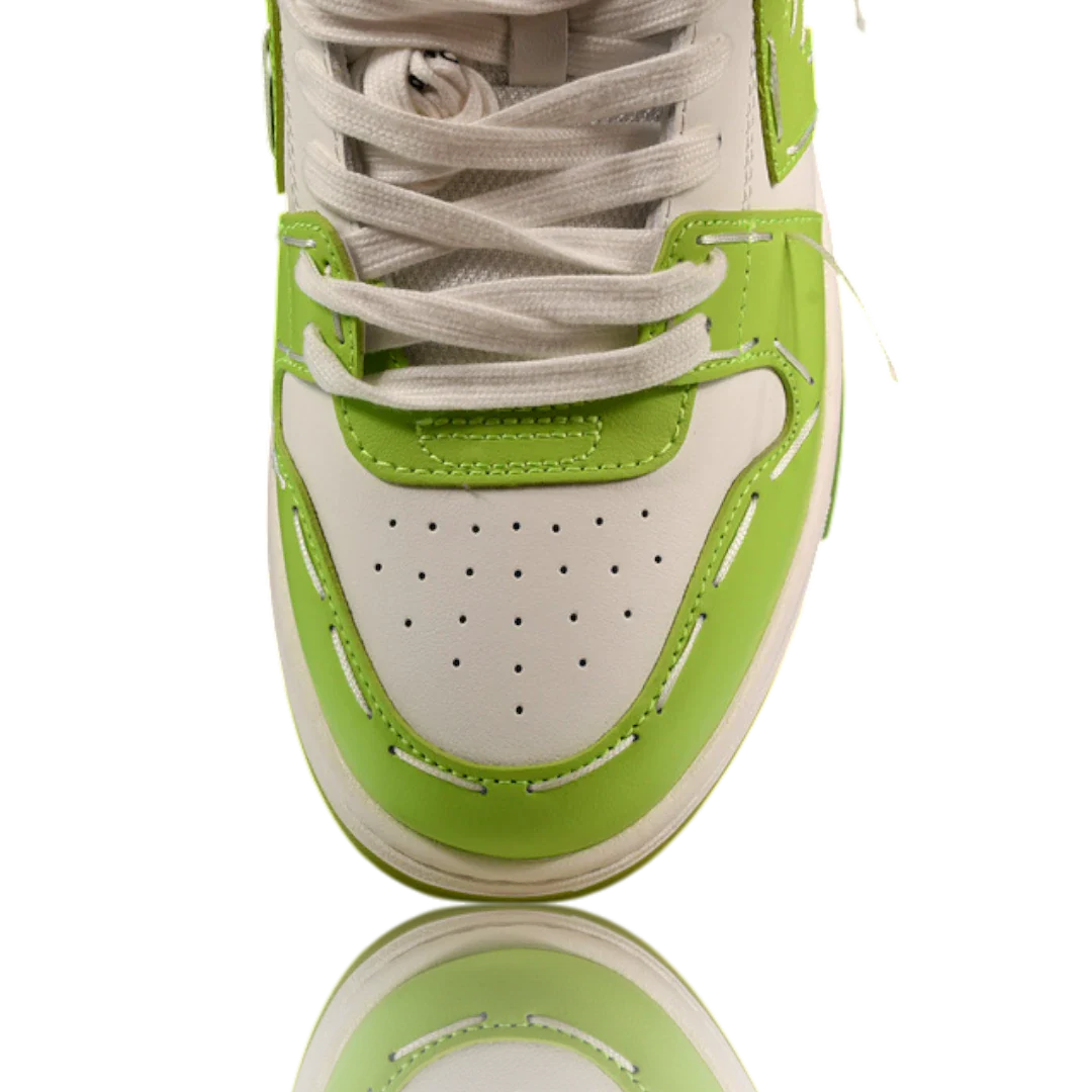 Off-White Out Of Office Low Top - Sartorial Stitch 'Green White'