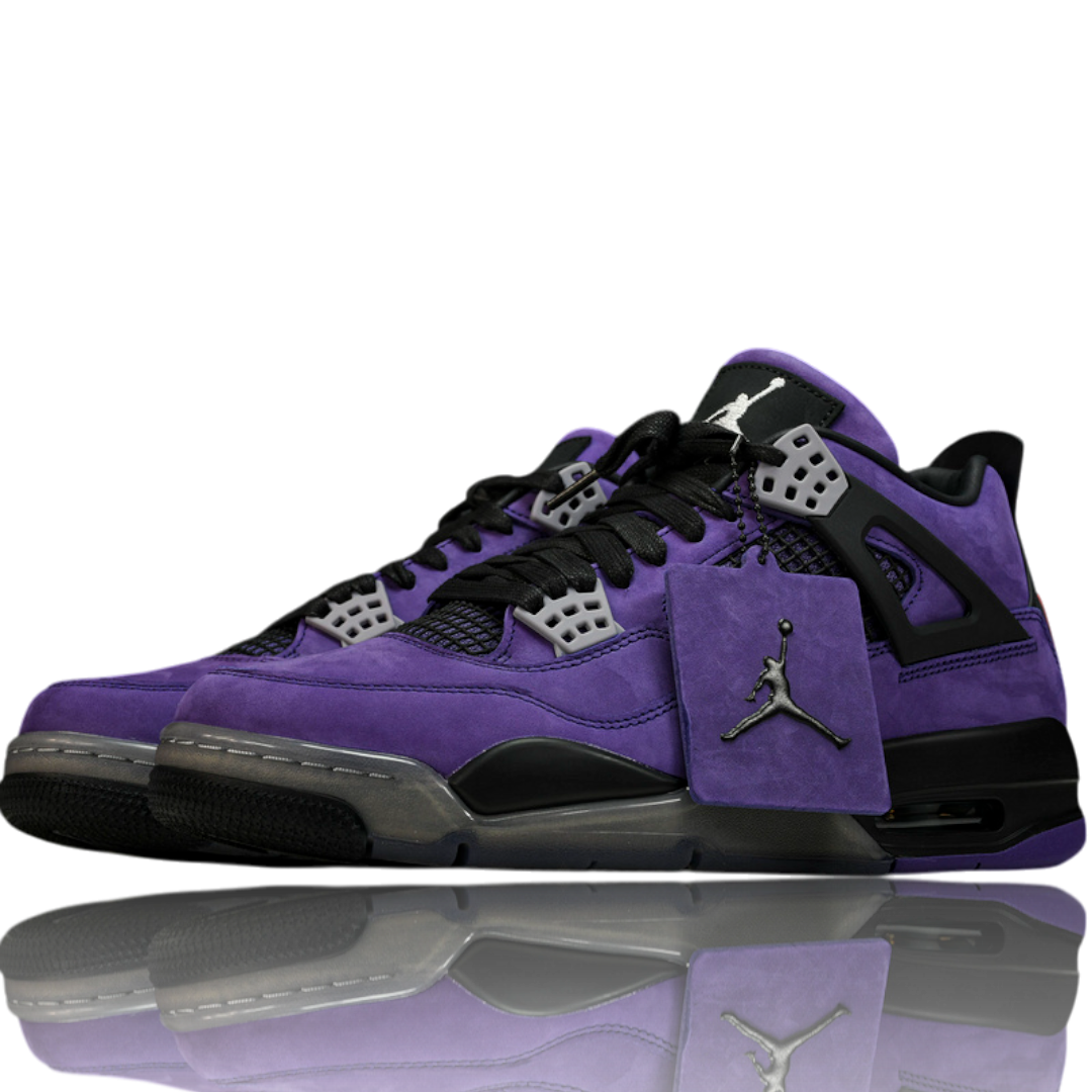 Travis Scott x AJ4 Retro Purple 'Friends and Family'