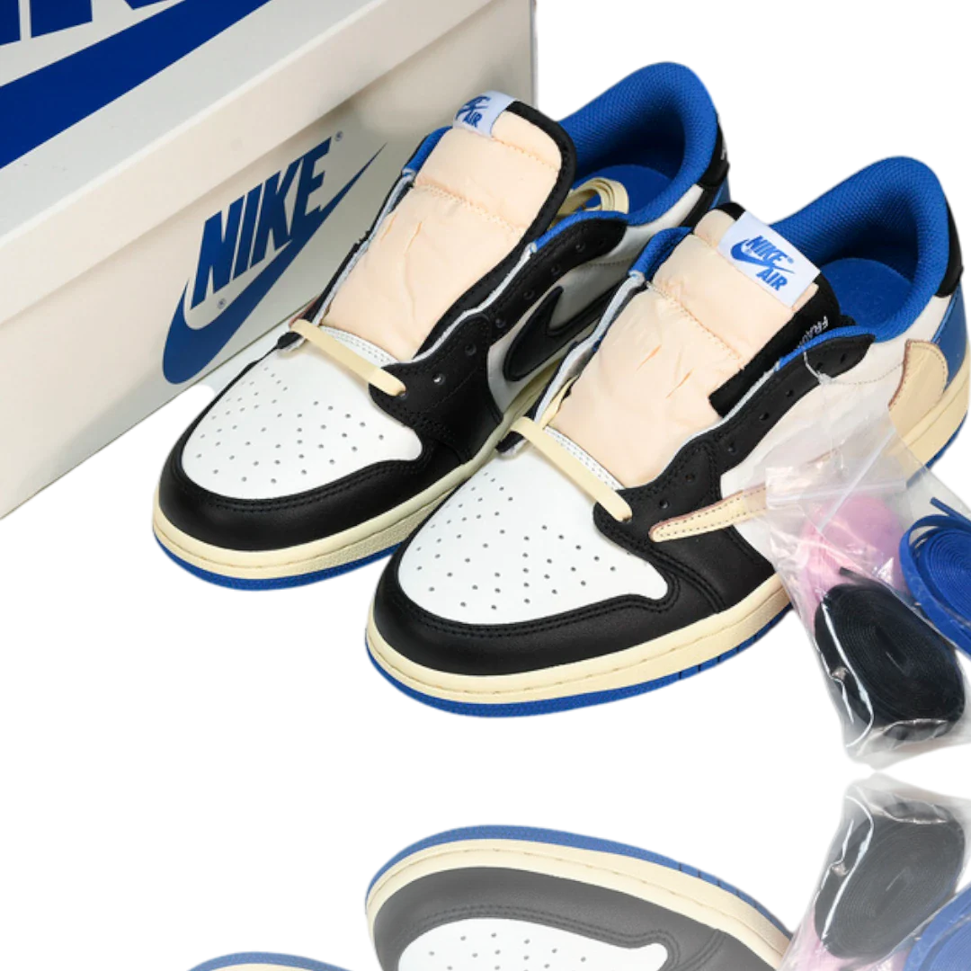 Travis Scott x AJ1 Low OG Fragment ‘Military Blue’
