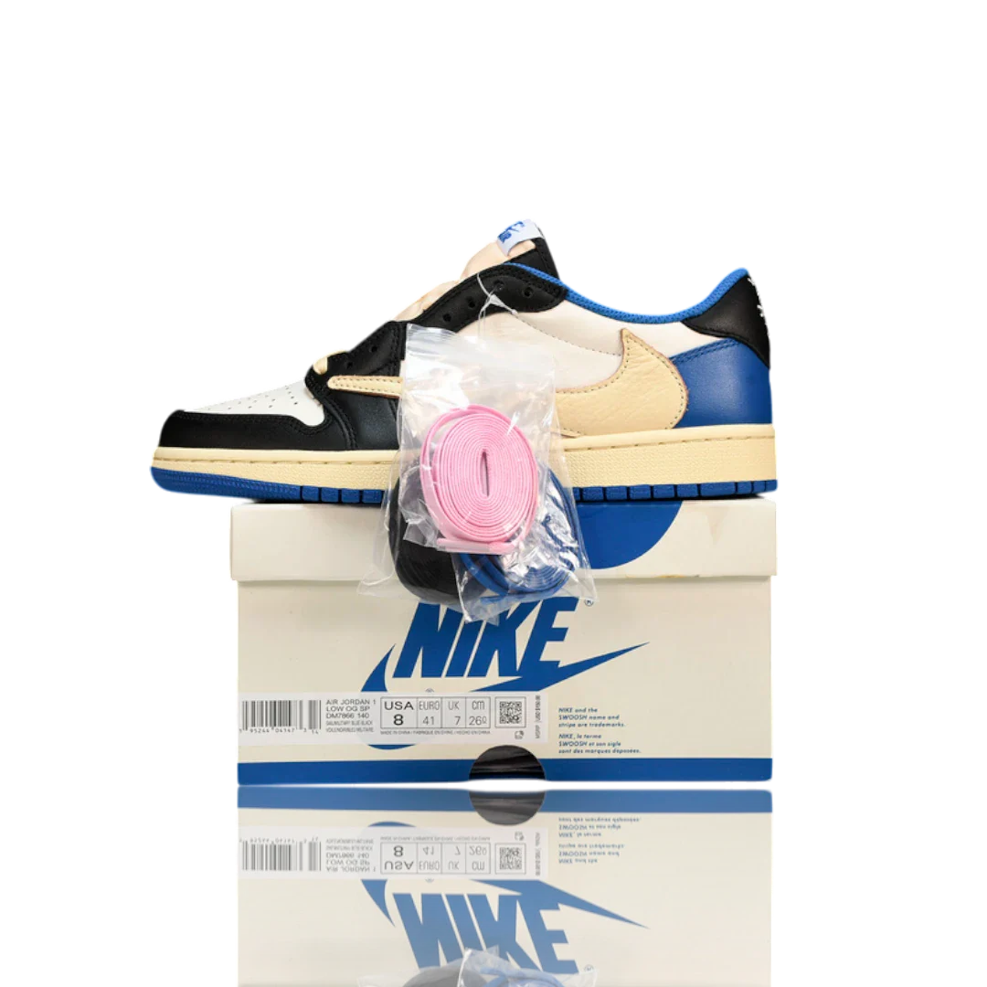 Travis Scott x AJ1 Low OG Fragment ‘Military Blue’