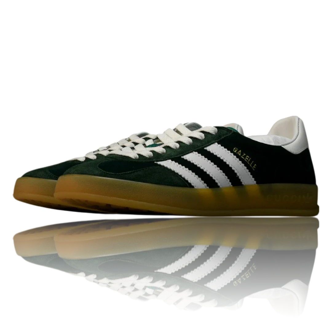 Guссi x Gazelle 'Green Suede'