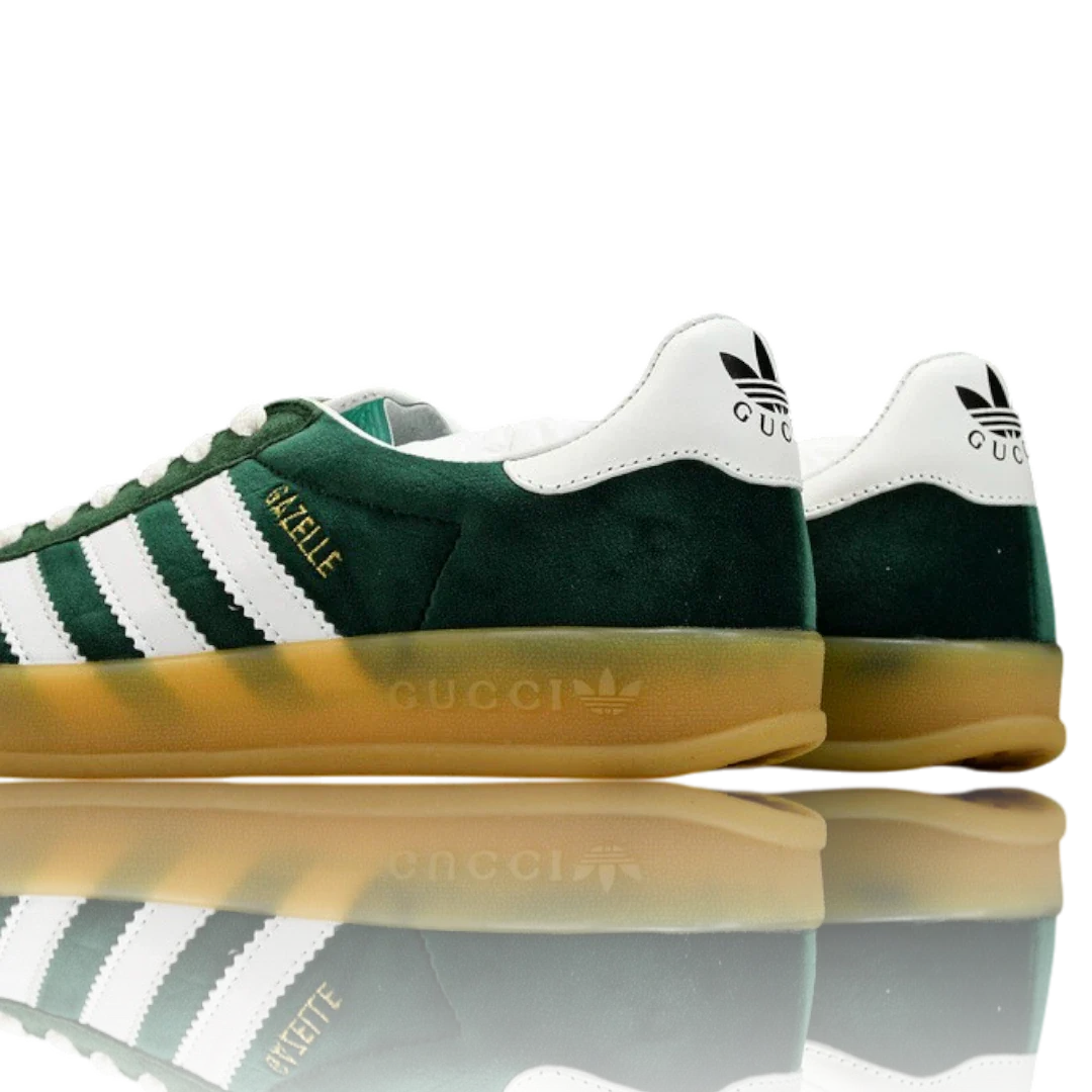 Guссi x Gazelle 'Green Suede'