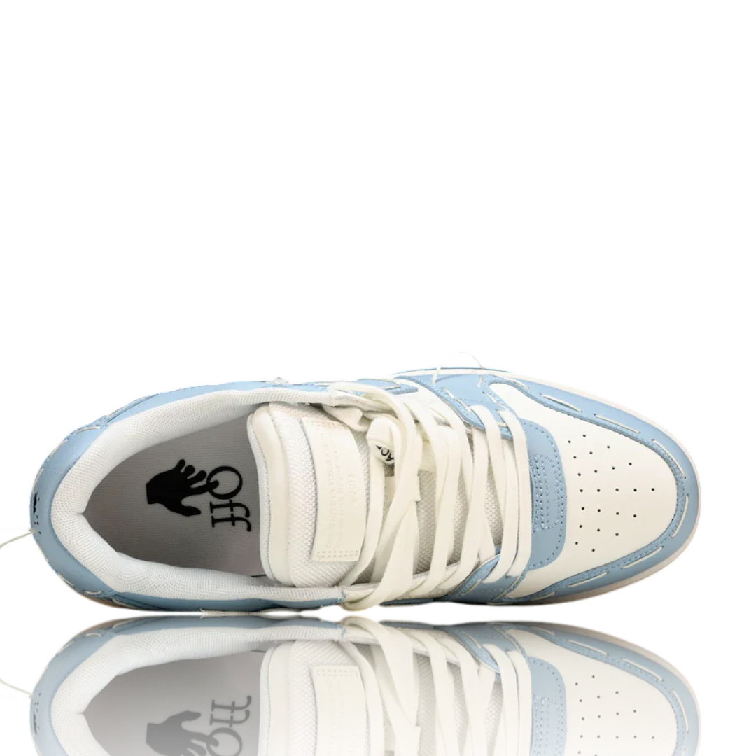 Off-White Out Of Office Low Top - Sartorial Stitch 'White Light Blue'