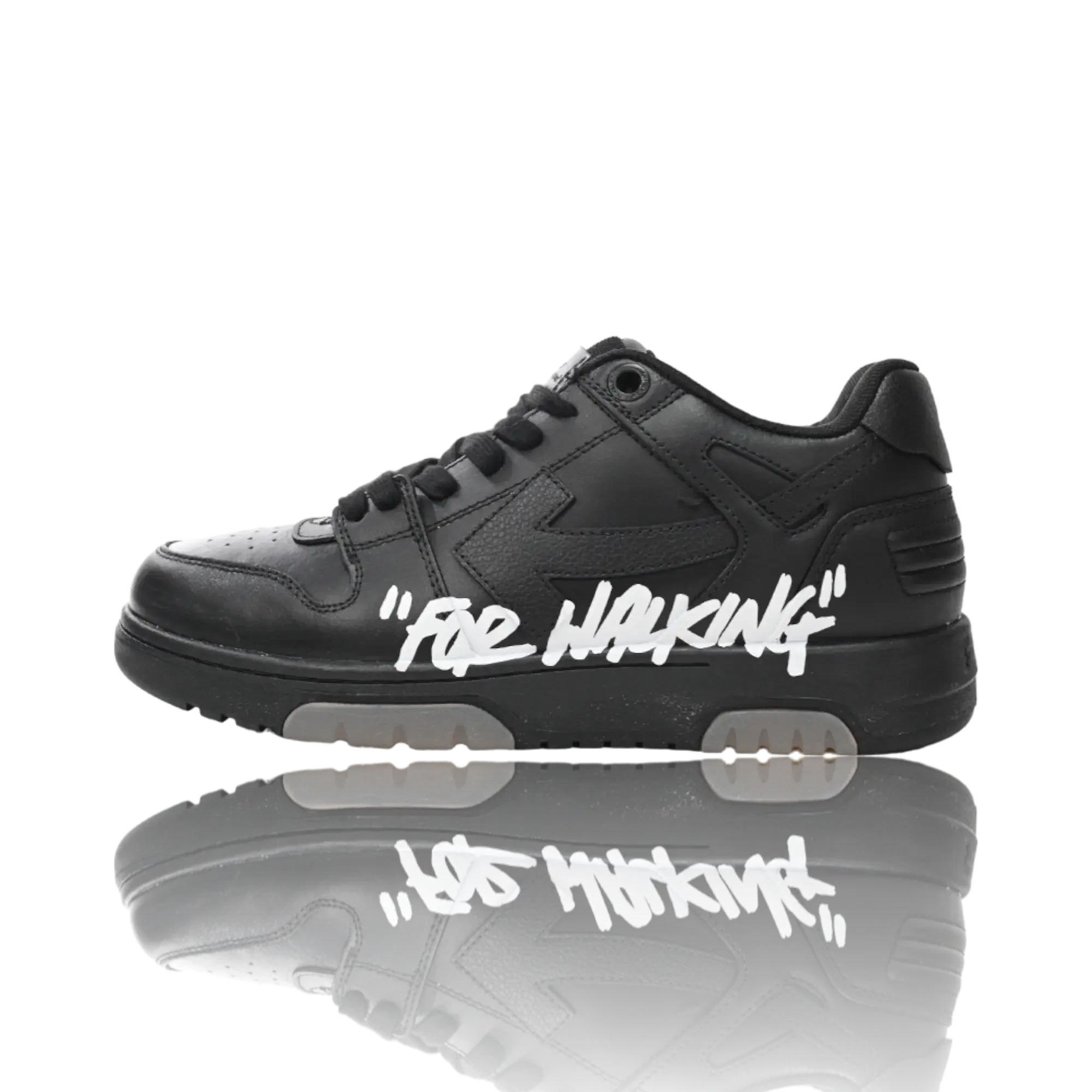 Off-White Out Of Office Low Top 'For Walking' Black White