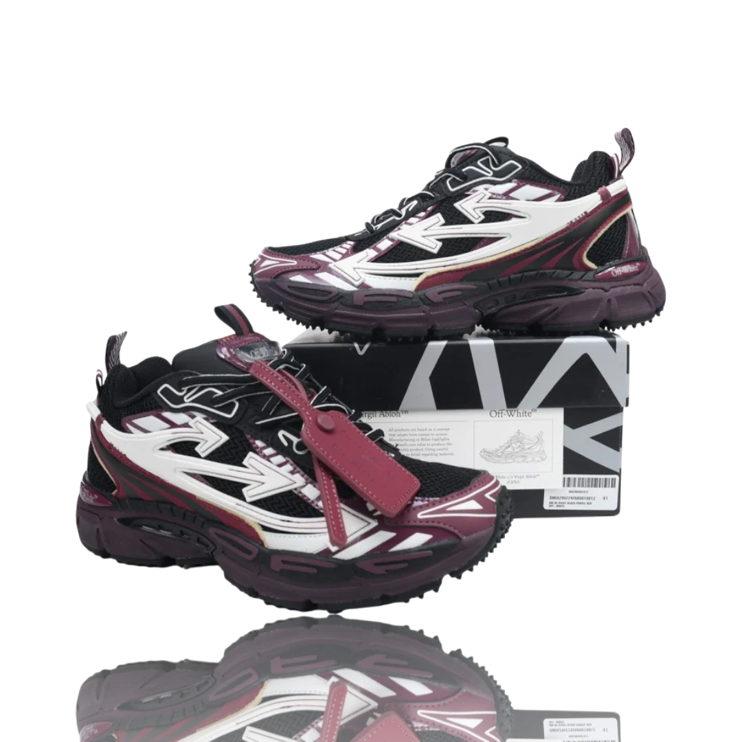 Off-White Be Right back 'Black Purple'