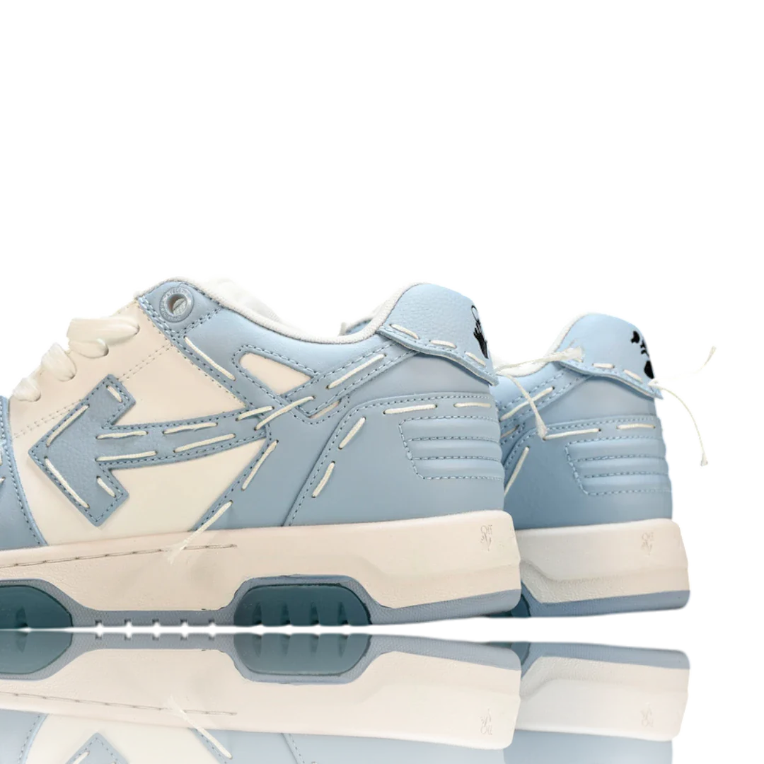 Off-White Out Of Office Low Top - Sartorial Stitch 'White Light Blue'