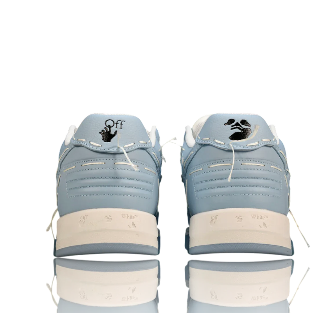 Off-White Out Of Office Low Top - Sartorial Stitch 'White Light Blue'