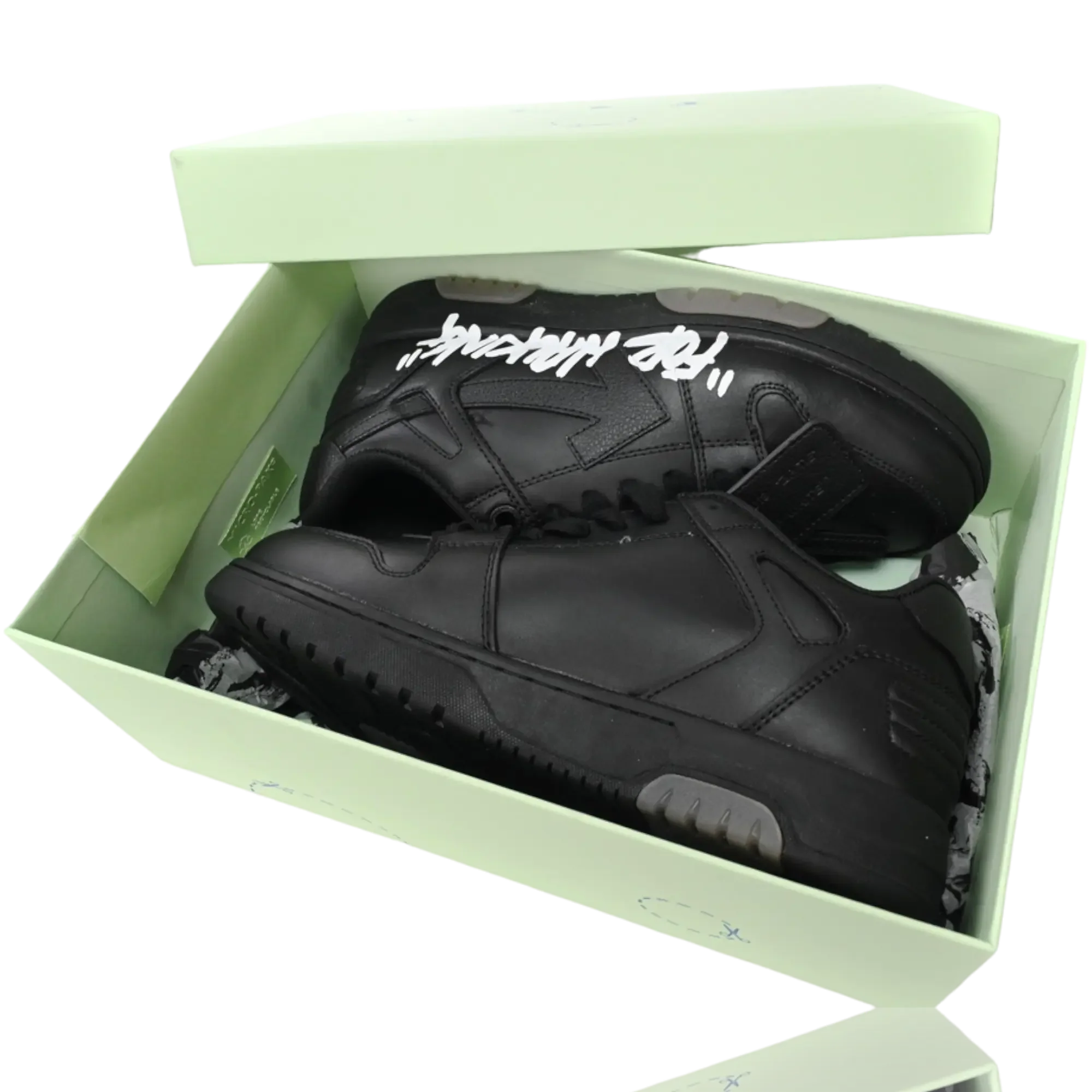Off-White Out Of Office Low Top 'For Walking' Black White