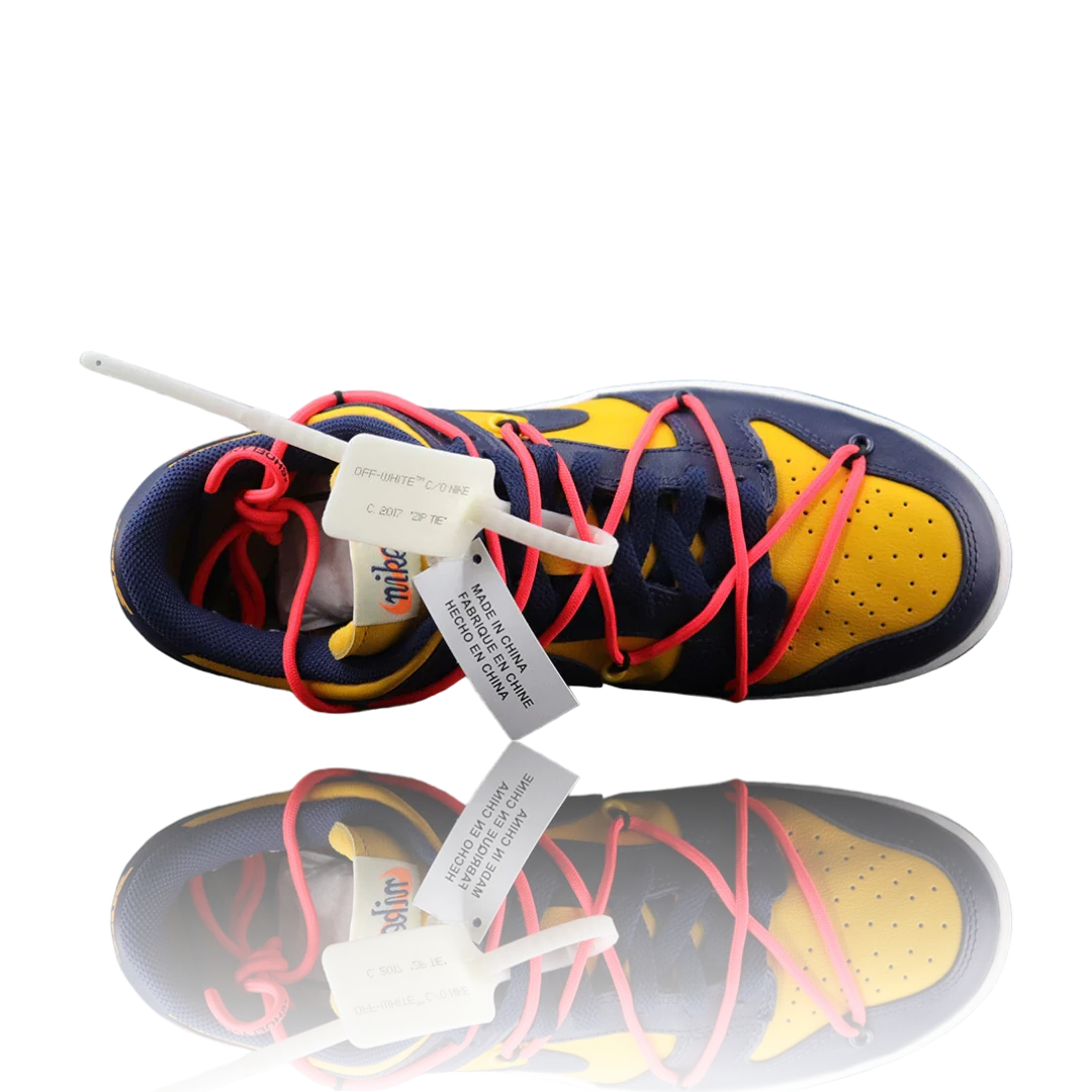 Off-White x SB Dnk Low 'University Gold'