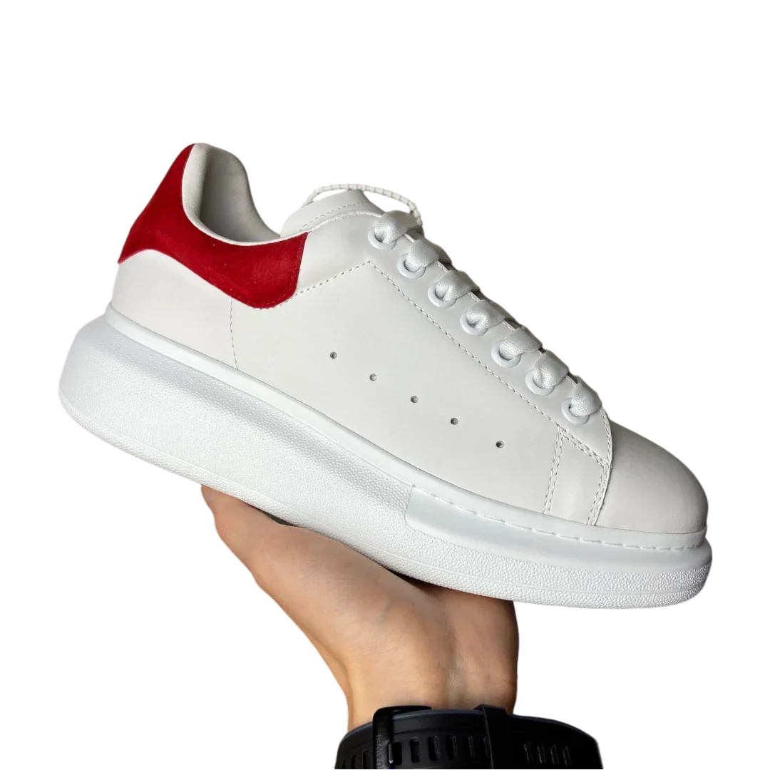 McQueen Oversized 'White Lust Red'