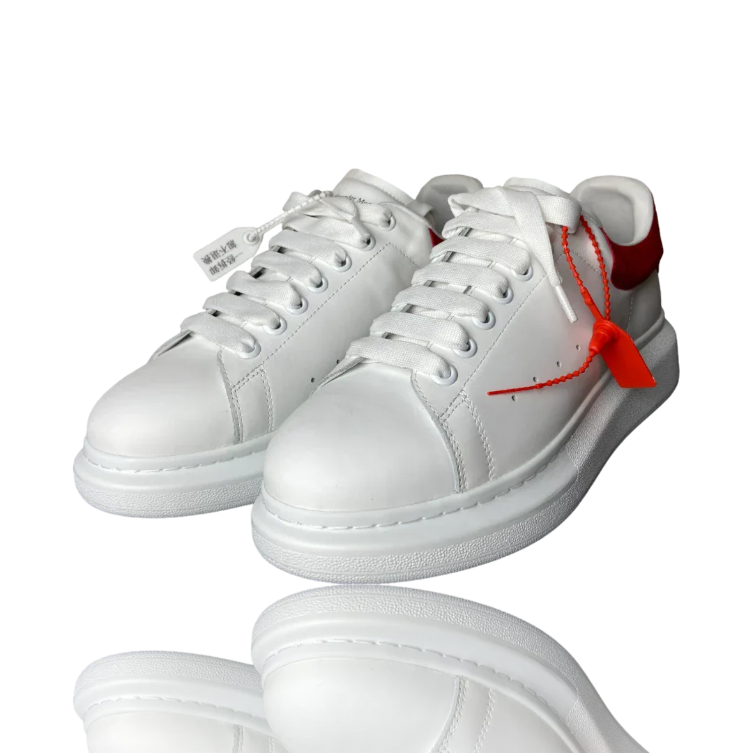 McQueen Oversized 'White Lust Red'