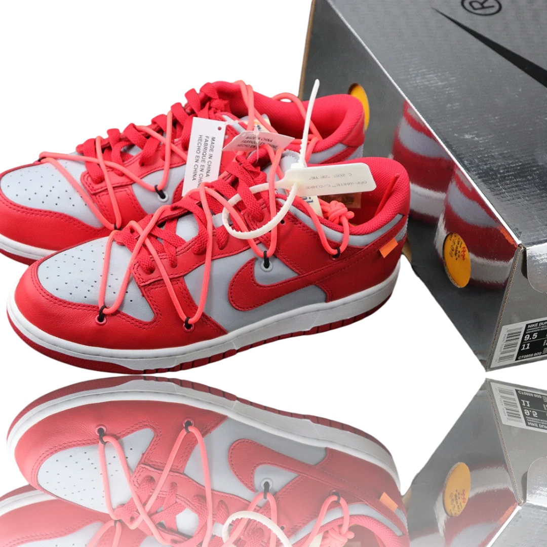 Off-White x SB Dnk Low 'University Red'