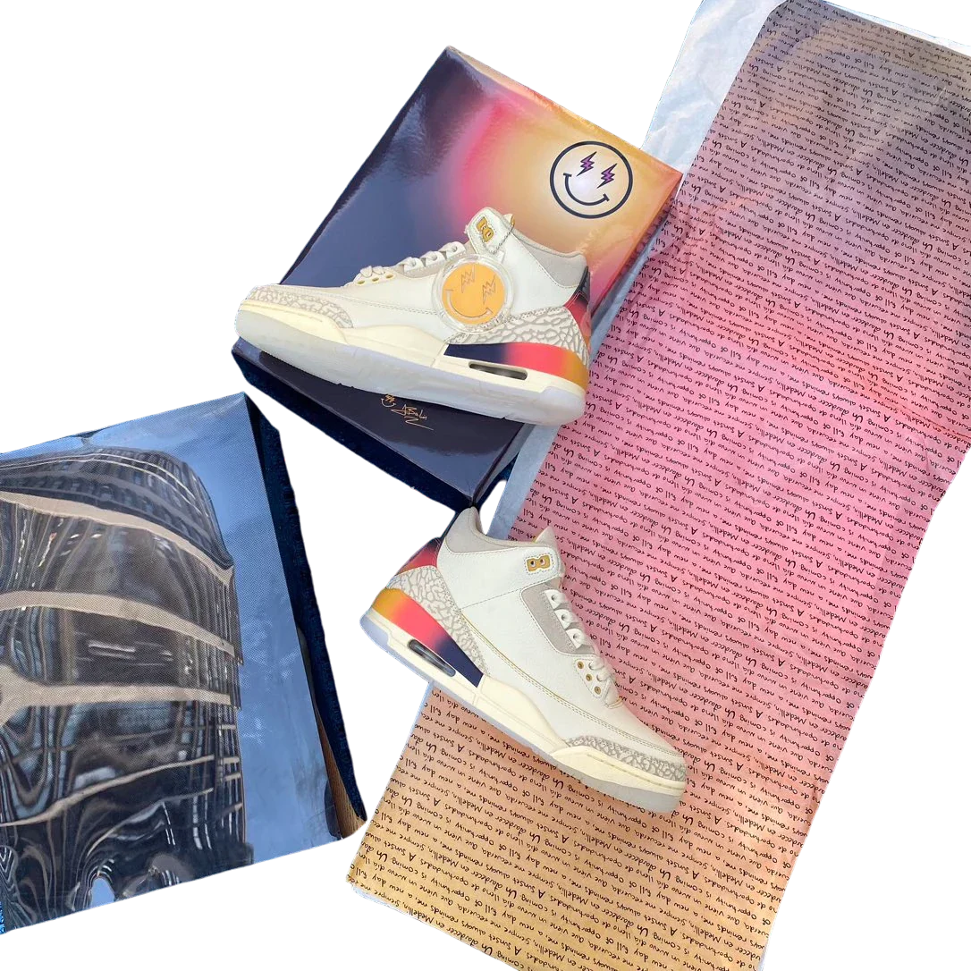 J Balvin x AJ3 Retro 'Medellín Sunset'