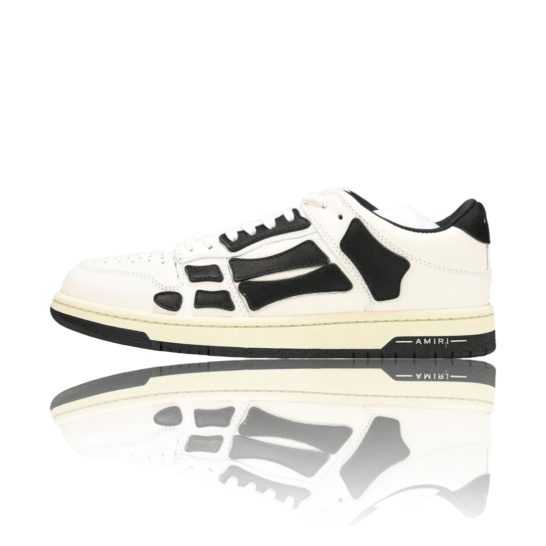 Amiri Skel Top Low 'White Black White'
